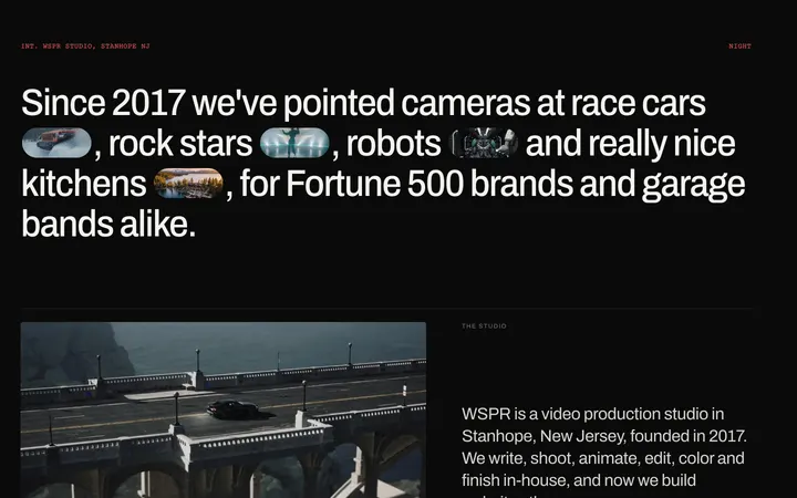 wsprcreative.com, screen 2 of 12