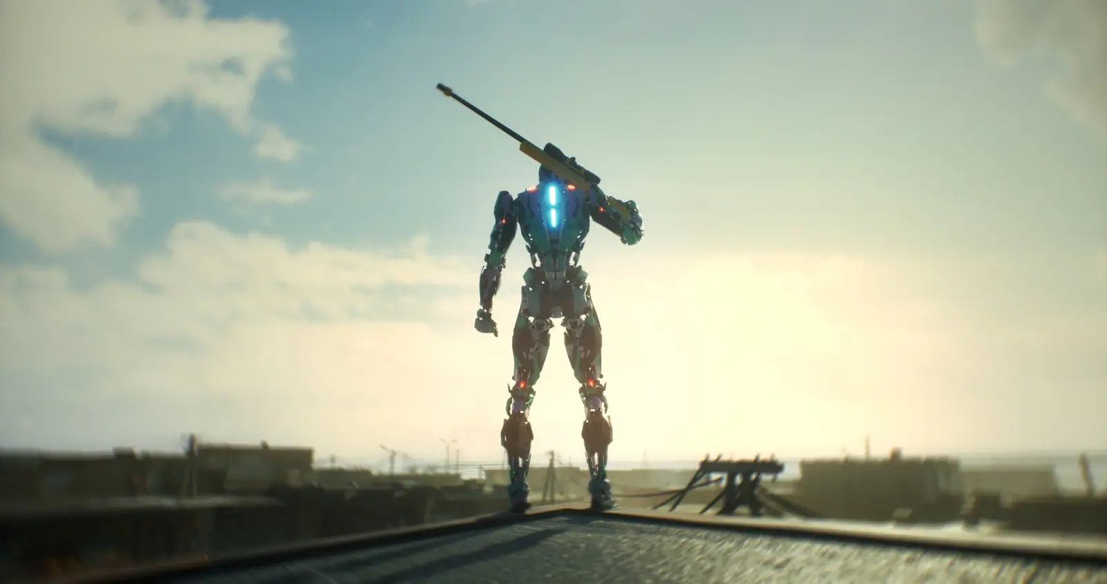 The same shot, finished
