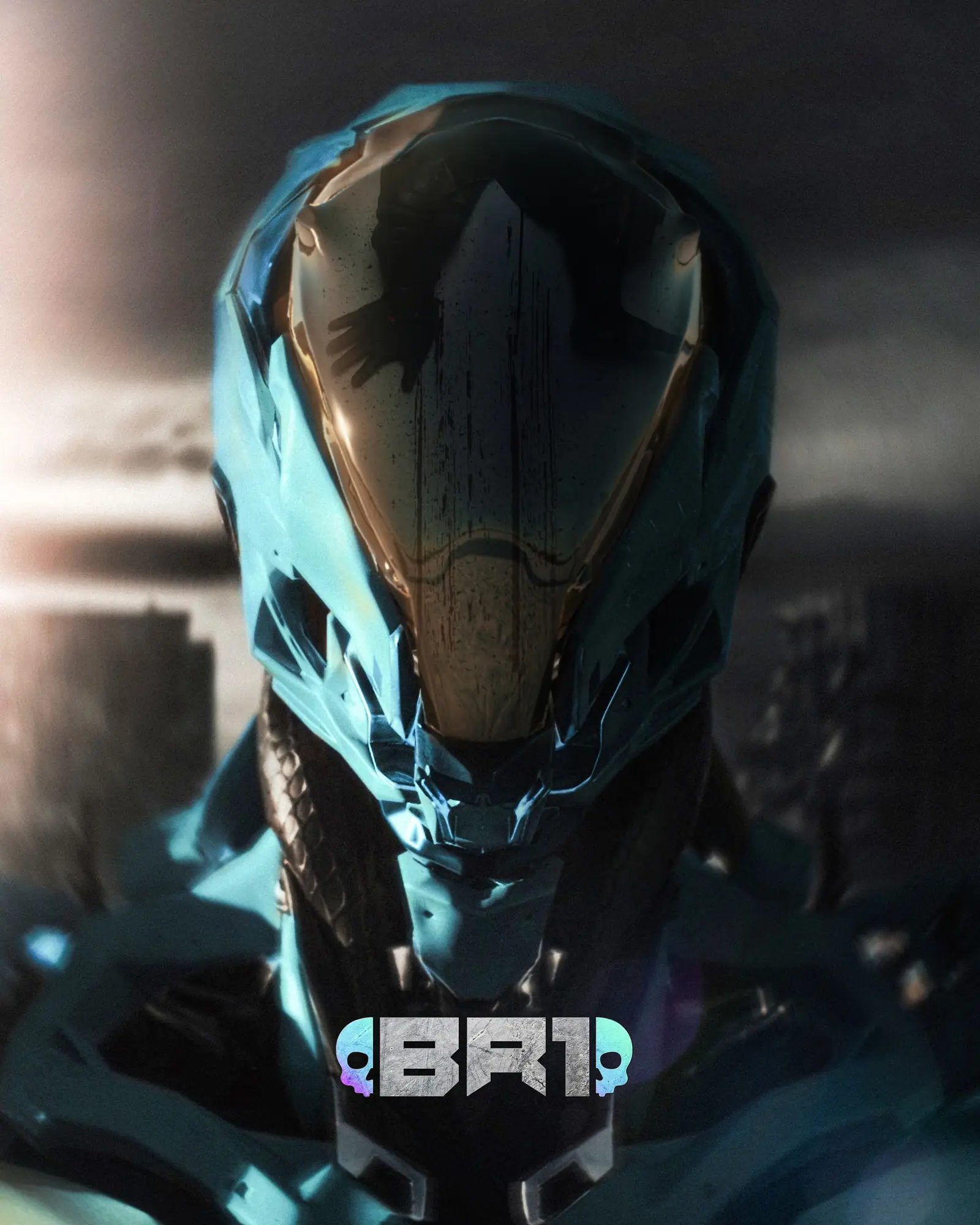 Cover concept: a droid helmet