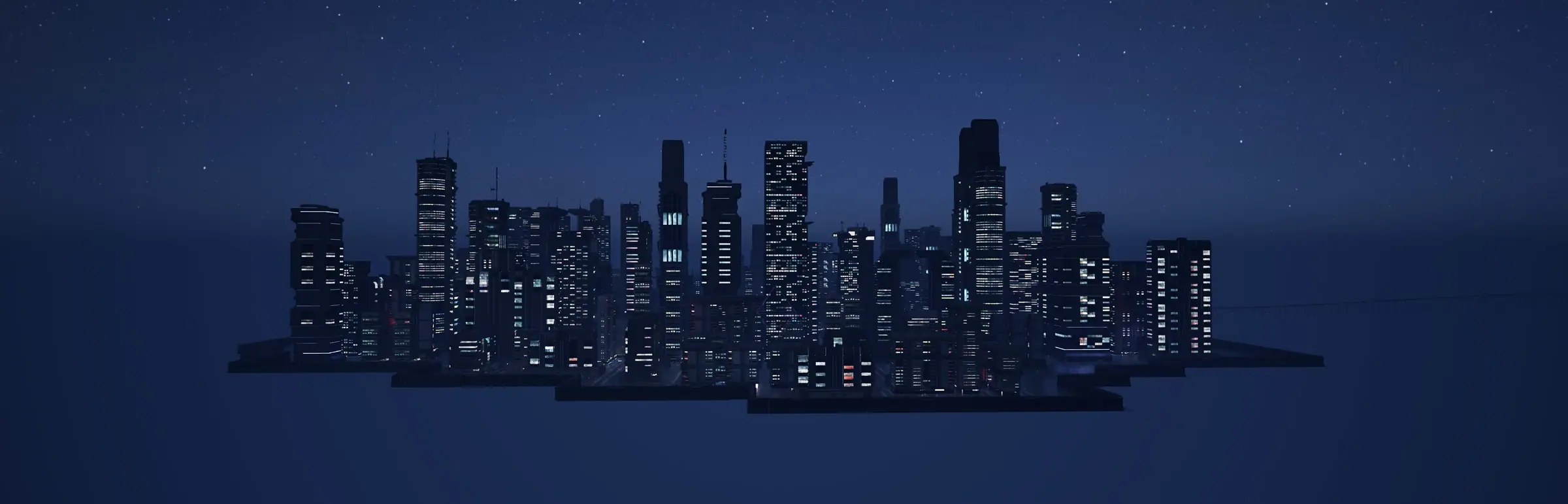 The city skyline