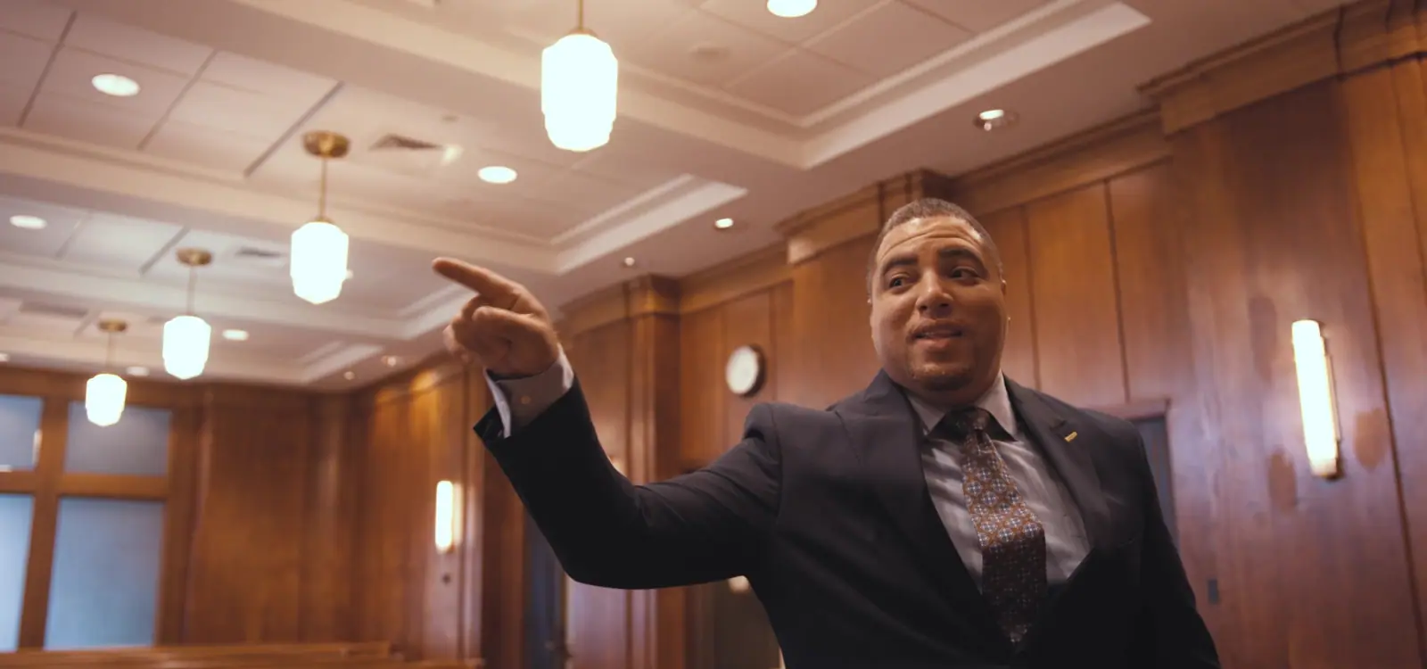 Making the case in a courtroom