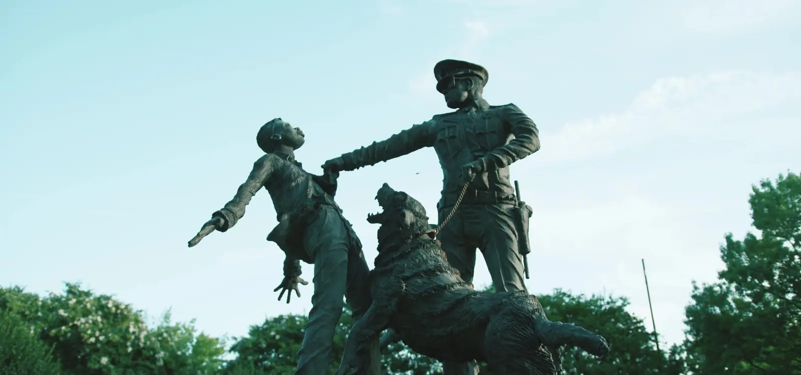 The Foot Soldier monument in Kelly Ingram Park